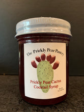 Load image into Gallery viewer, Prickly Pear Cocktail Syrup Wild Harvested (8 oz jar)