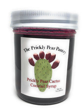 Load image into Gallery viewer, Prickly Pear Cocktail Syrup Wild Harvested (8 oz jar)